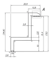 Endeklemme H32 Aluminium 6060 hul M8 PV-03-03 (1)