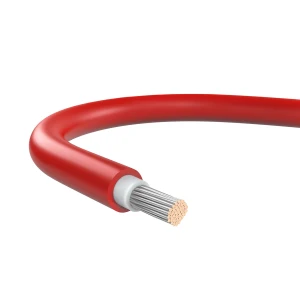 Kabel til fotovoltaiske installationer H1Z2Z2-K klasse D 10mm rød