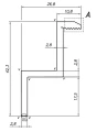 Endeklemme H40 Aluminium 6060 hul M8 PV-03-09 (1)