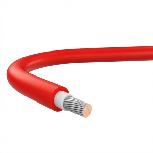 Kabel til fotovoltaiske installationer H1Z2Z2-K klasse B2 (CPR) Rød 10mm BRANDHÆMMENDE