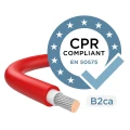 Kabel til fotovoltaiske installationer H1Z2Z2-K klasse B2 (CPR) Rød 10mm BRANDHÆMMENDE 000-115 (2)