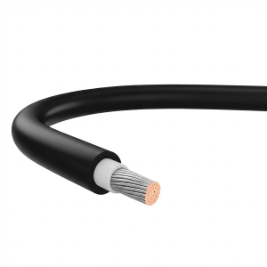 Kabel til fotovoltaiske installationer H1Z2Z2-K klasse B2 (CPR) Sort 6mm IKKE-BRÆNDBAR