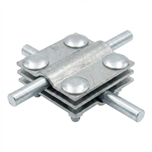 Krydsforbindelse 4-huls 3-plader B til 30mm galvanisk forzinket