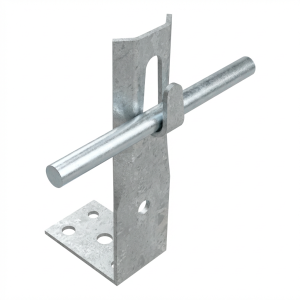 Vinkelfæste klemme h=8cm galvanisk forsinket
