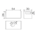 Væg kontrolboks 150x150x100mm plast grå 000-173 (2)