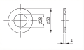 Skive M27 DIN 125 A2 140 HV 28 - 50 stk 000-167 (2)