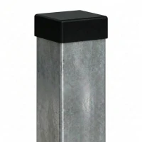 Hegn stolpe 100x100x3 mm, længde 2,0 m, galvaniseret