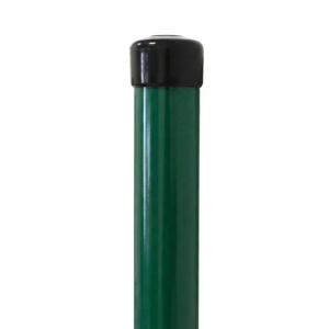 Hegnsstolpe Fi 42,4x1,2, længde 2,3 m, grøn RAL 6005