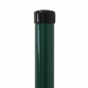 Hegn stolpe Fi 48,3x1,5, længde 2,3 m, grøn RAL 6005