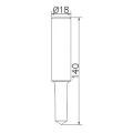 Håndholdt jordslagværktøj (varmforzinket) 18x140mm PV-24-02 (2)