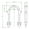 Taker med clips 50 mm (3500 stk.) - KIT 000-258 (6)