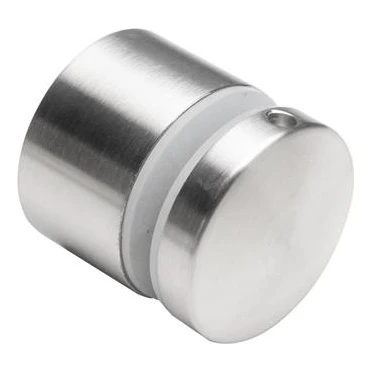 Punktbeslag til glas fi 50/30/M10x45, glas 8-21,52 mm, AISI 304, fladt system, satin 000-262 (1)