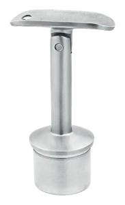 Ledrækkerstøtte artikuleret limet fi 42,4 mm, tap fi 14 mm, H80, AISI 304, satin, system 42,4 mm (24 stk.)