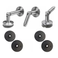 Glasoverdækningssystem M12, 3-delt, til afstivning fi 12mm, glas 8-17,52mm (aisi304, universel, satin) (10) 000-285 (1)