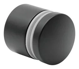 Punktbeslag til glas fi 50 sort – AISI 304. glas 8–21,52 mm
