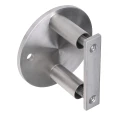 Sidemonteret stolpebeslag fi 42,4 mm til rør fi 100 mm AISI 304 satin 000-299 (1)