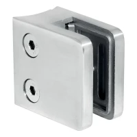 Glasholder 45x45x26 mm glas 6-10,76 mm AISI 304 system 42,4 mm satin