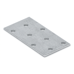 Perforeret plade flad samler PP 1 40x80x2,0