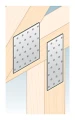 Perforeret plade flad samler PP 2 40x100x2,0 000-359 (6)