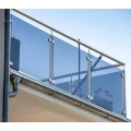 Glasholder 50x40x26 mm med pin, glas 6-10,76 mm, AISI 304, system 42,4, blank 000-264 (4)