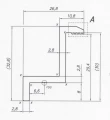 Endeklemme H30 Aluminium 6060 hul M8 Anodiseret PV-03-02 (1)