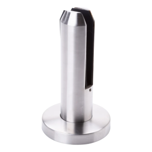 Lodret glasbeslag 12-17,52 mm spigot fi 48 mm H=182 mm AISI 304 satin