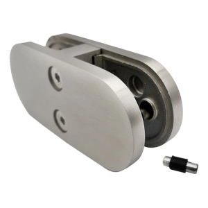 Glasholder 6-12,76 mm 180° 106x45x30 mm pin AISI 304 satin