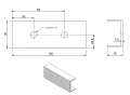 Profilforbindelse 12cm Anodiseret PV-18-05 (1)