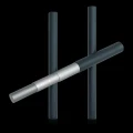 3D heglepaneler 1230x2500 mm tråd 4 mm 51 tråde grafit RAL 7016 (50 stk.) 000-486 (4)