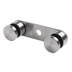 Glasholder til glas 8-21,52mm dobbelt fi 30/M8 L=150mm AISI304 universal satin