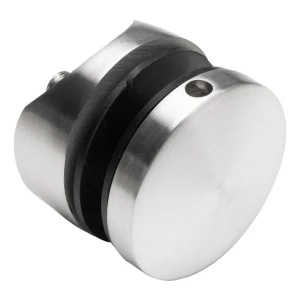 Punktbefæstning til glas 8-17,52mm ø 50/8/M10x50 AISI304 satin