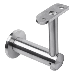 Håndløber vægbeslag til rør ø50mm AISI304 system 42,4 satin