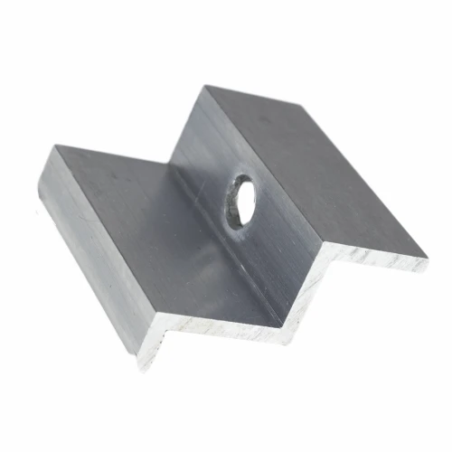 Endeklemme H40 Aluminium 6060 hul M8 PV-03-09