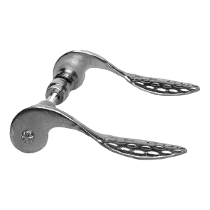 Postal – smedet dørhåndtag galvaniseret H155×L85 mm komplet