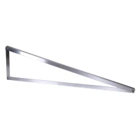 Monteringstrekant 15° vertikal 1400x1352x374 mm aluminium