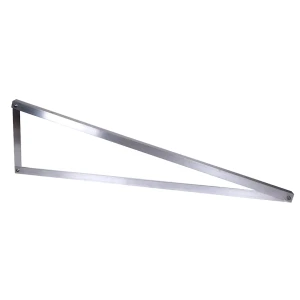Monteringstrekant 15° vertikal 1400x1352x374 mm aluminium