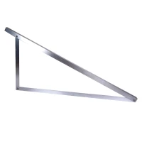 Monteringstrekant 25° vertikal 1400x1150x560 mm aluminium