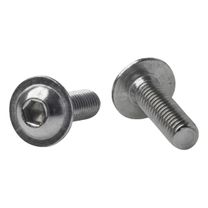 Skrue med svampehoved med flange M6x20 A2 rustfri ISO 7380-2