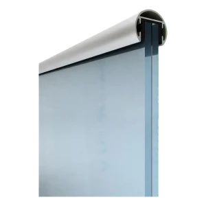 Kozza – rund aluminiumshåndløber Ø40 mm til glas 16–21,52 mm, længde 5 m, mat anodiseret