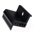 Endeklemme - Justerbar ved Hjælp af Glidende Riller M8 30-50mm - Anodiseret PV-03-21