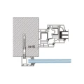 Kozza KB5000 – komplet fransk altan aluminium H1100 mm, glas 16–17,52 mm, mat eloxering 000-851 (8)
