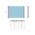 Kozza KB5000 – komplet fransk altan aluminium H1100 mm, glas 16–17,52 mm, mat eloxering 000-851 (9)