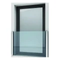 Kozza KB5000 – komplet fransk altan aluminium H1100 mm, glas 16–17,52 mm, mat eloxering 000-851 (10)