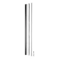 Kozza KB5000 – komplet fransk altan i aluminium H1100 mm, fladt system, mat anodisering 000-850 (4)