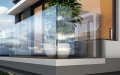 Kozza KE 105 – L-formet aluminiumsprofil til heldækket glasbalustrade 5000 mm 000-871 (3)