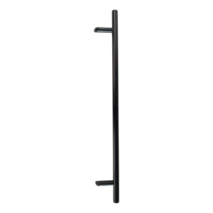 PSG dørgreb ensidig rund sort 32×1200 mm AISI 304 – montering 45°