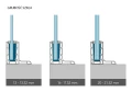 Kozza KE 105 – L-profil i aluminium til heldækket glasbalustrade 5000 mm sort 000-872 (8)