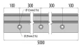 Kozza KE 105 – L-profil i aluminium til heldækket glasbalustrade 5000 mm sort 000-872 (9)