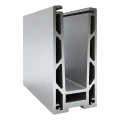 Kozza KF 1000 – aluminiumsprofil U til helglasgelænder 5000 mm med dræning 000-878 (1)