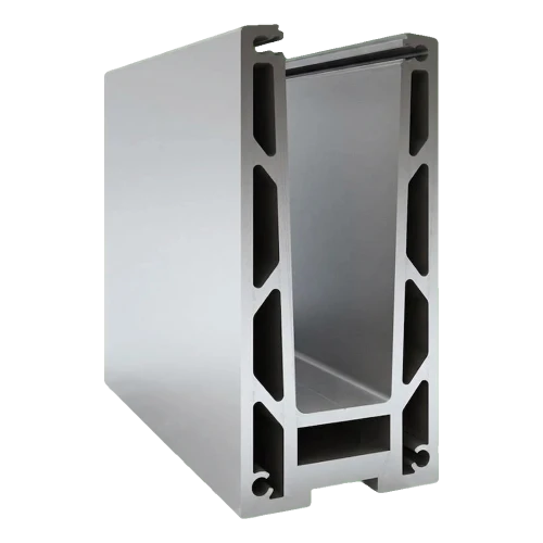 Kozza KF 1000 – aluminiumsprofil U til helglasgelænder 5000 mm med dræning 000-878 (1)